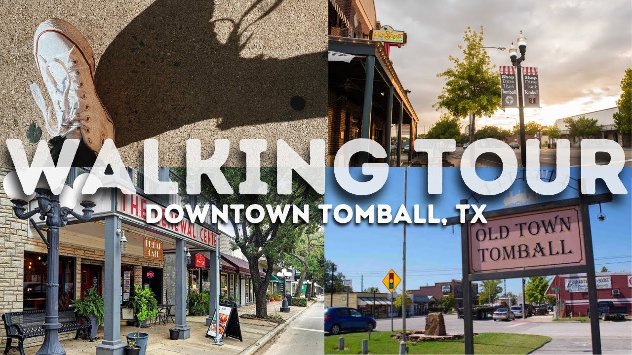 Walking tour of Downtown Tomball, TX