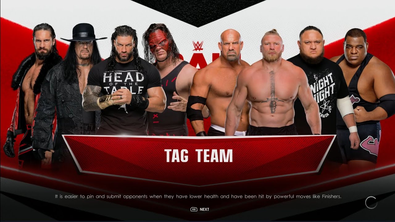 The Shield & Brothers Of Destruction Vs Lesnar, Goldberg, joe & Keith Lee - Tag Elimination Match 