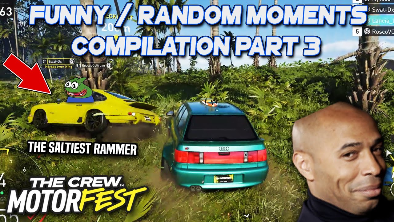 The Crew Motorfest Funny/Random Moments Part 3 (Chaotic Grand Race Moments) - The Crew Motorfest