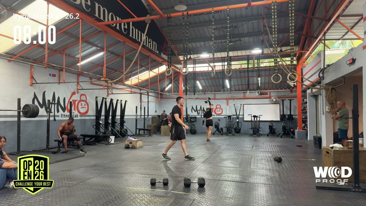 Iryna Blotska CrossFit open 26.2