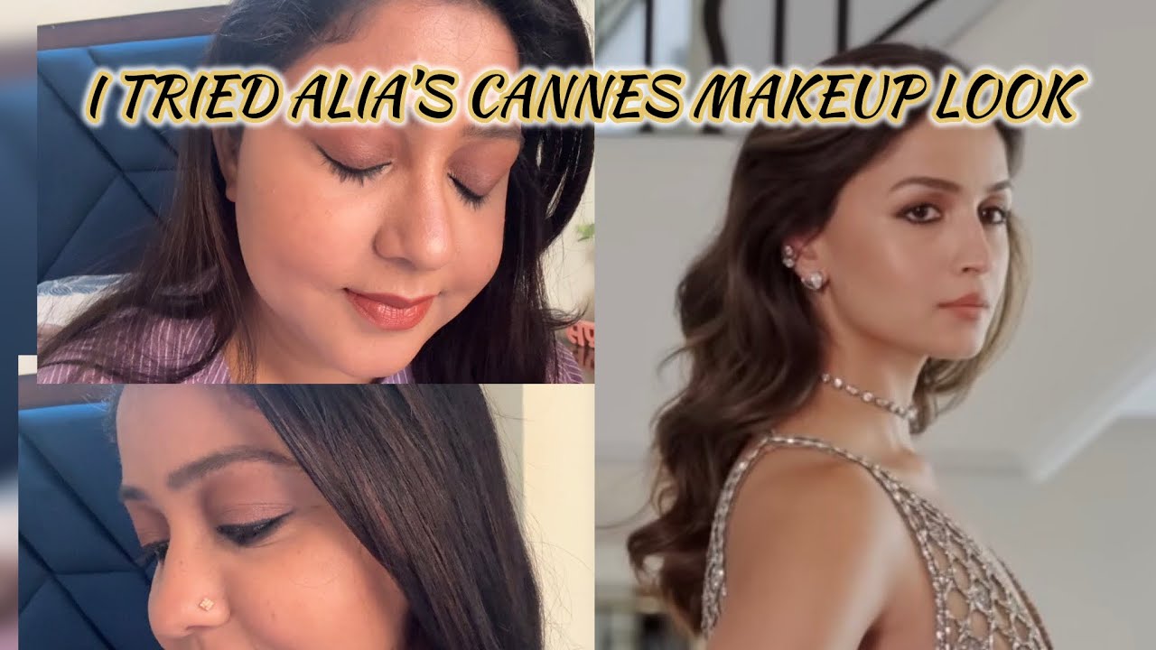 I tried Celebrity Cannes Makeup Look - Here’s the Glow-Up!