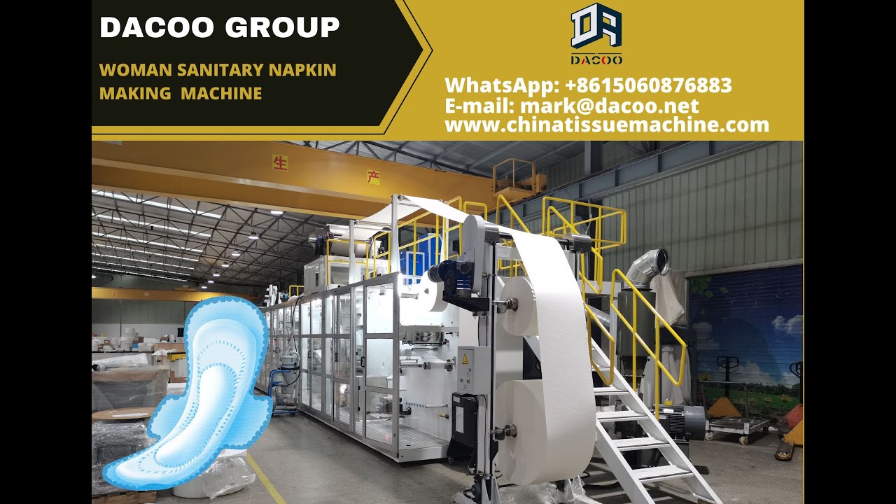 Female Pad Woman Sanitary Napkin  Making Machine for Argentina
