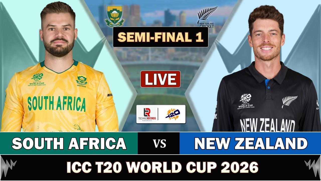 SOUTH AFRICA vs NEW ZEALAND SEMI FINAL MATCH LIVE SCORES | SA vs NZ LIVE COMMENTARY | T20 WC 2026 NZ