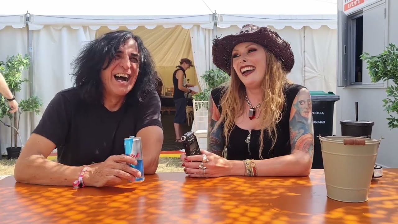 Jaz Coleman meets Hayley Leggs for TotalRock at Bloodstock 2022