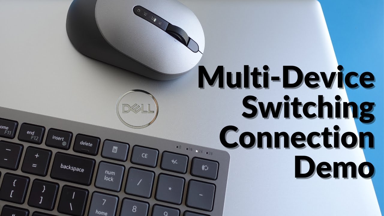 How to pair Dell Keyboard & Mouse - Dell Peripheral Manager App and device switch demo