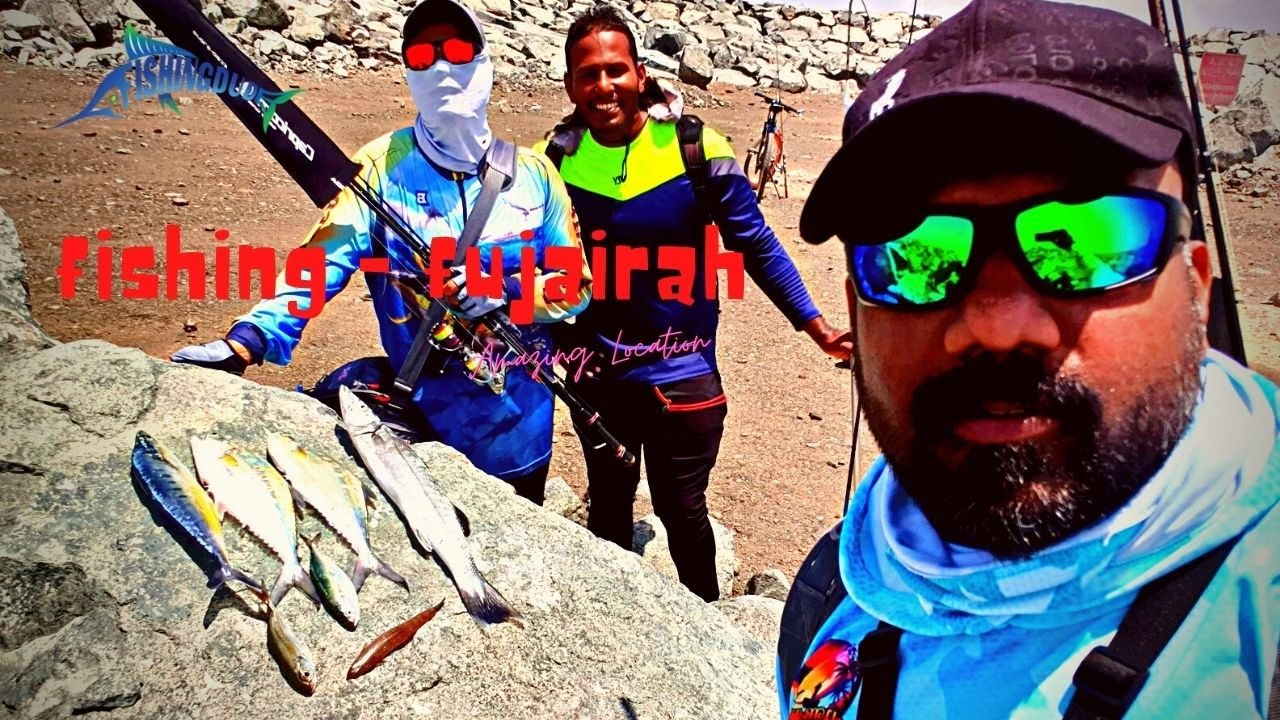 Fujairah Fishing Spot -  Barracuda - Queen Fish - Mackerel school fish - Summer Fishing Day.