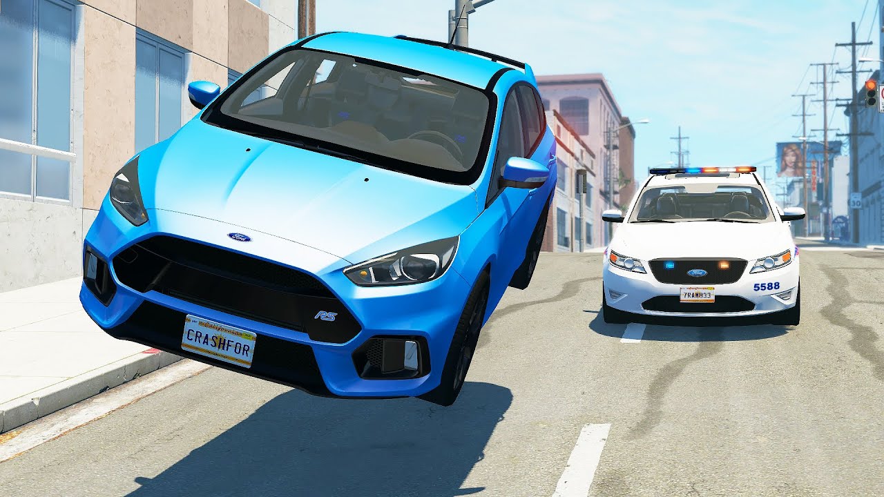 High Speed Police Chases #24 - BeamNG drive