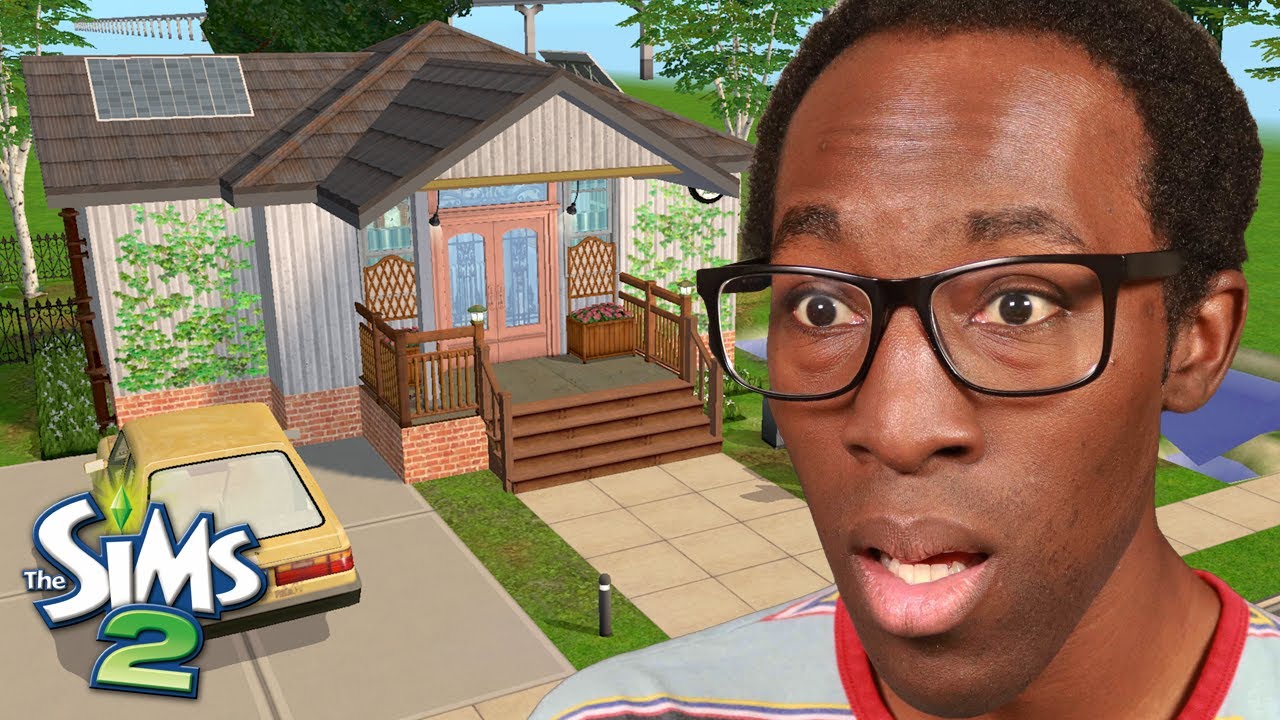 I built an abandoned house for CAT LADY in The Sims 2!