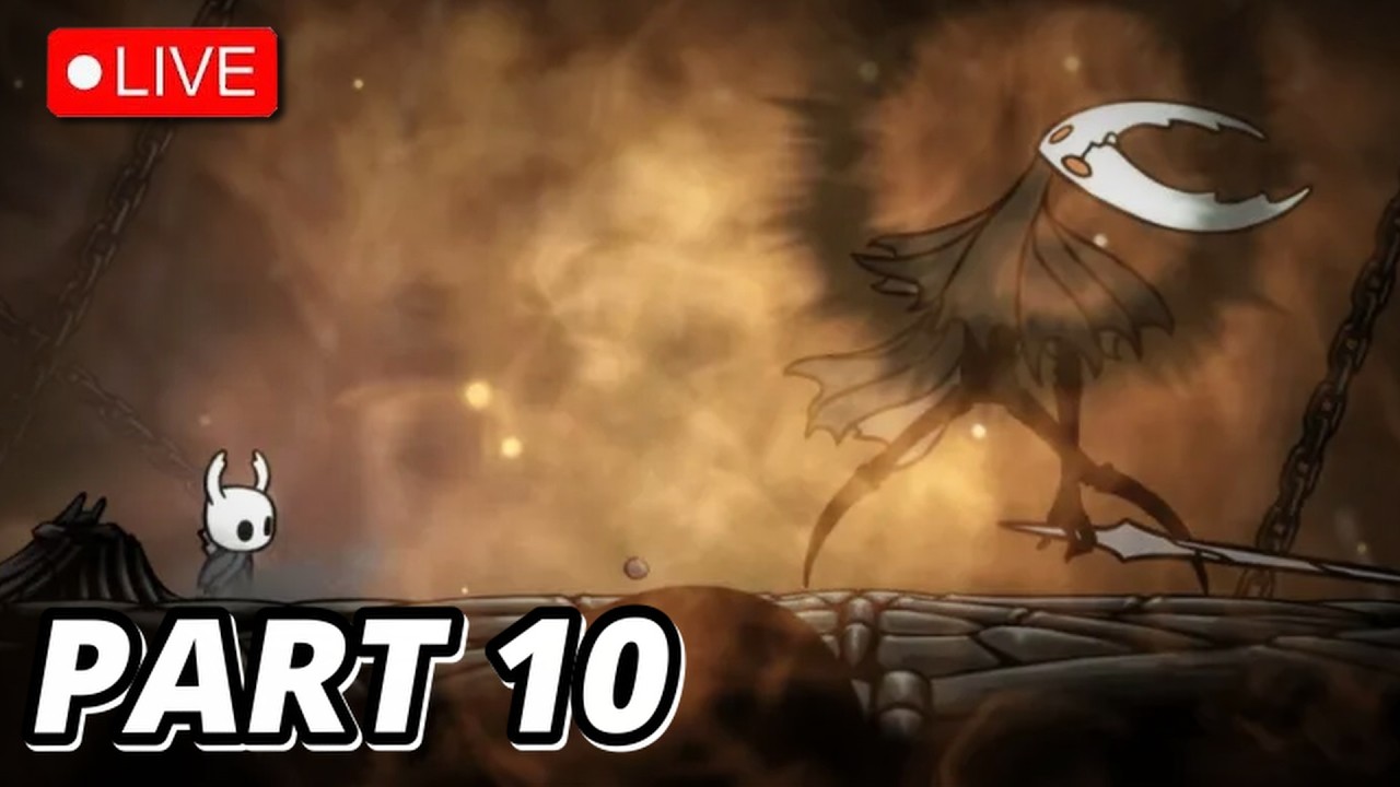🔴LIVE 🔸The Hollow Knight Boss Fight 🥊 Unbreakable Strength & 1st Ending | Hollow Knight PT 10