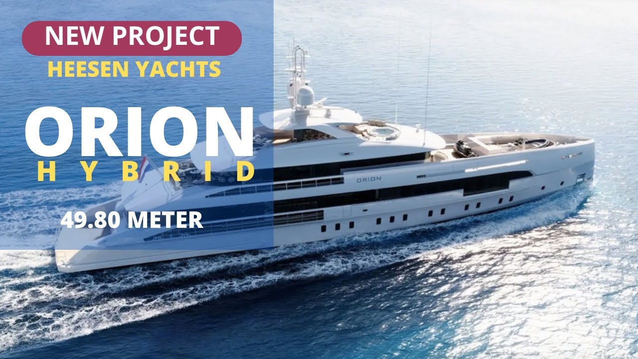 *New* Hybrid Superyacht Aluminum From Heesen Yachts 50m Series, Delivery 2025