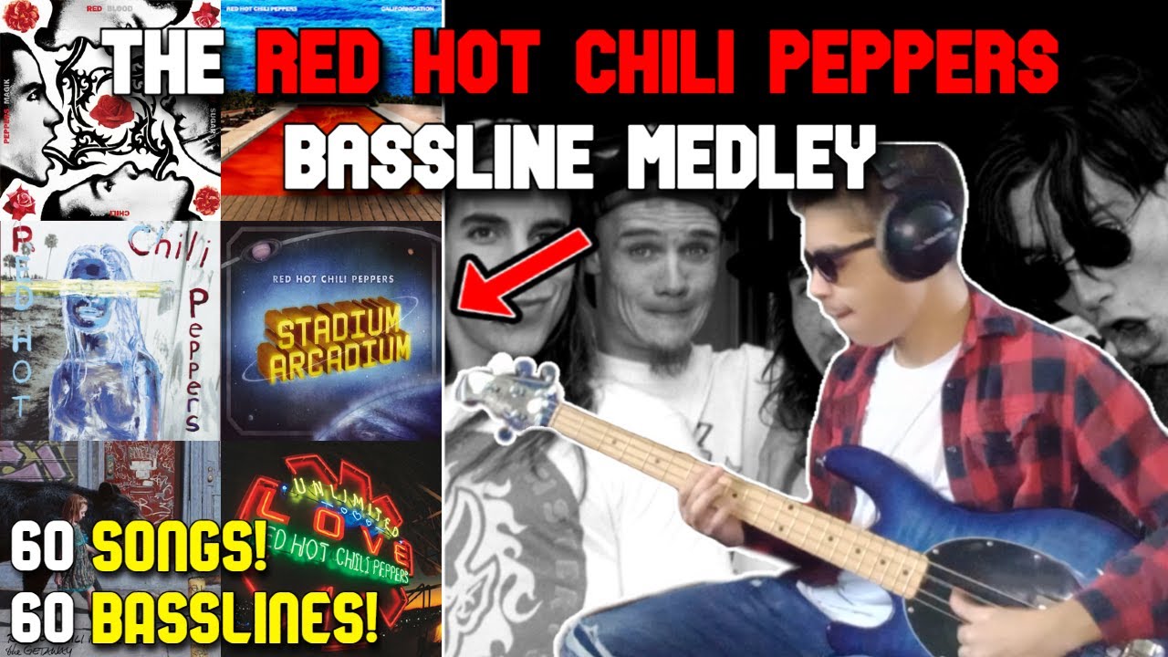 EVERY Notable Red Hot Chili Peppers BASSLINE (1984-2022)