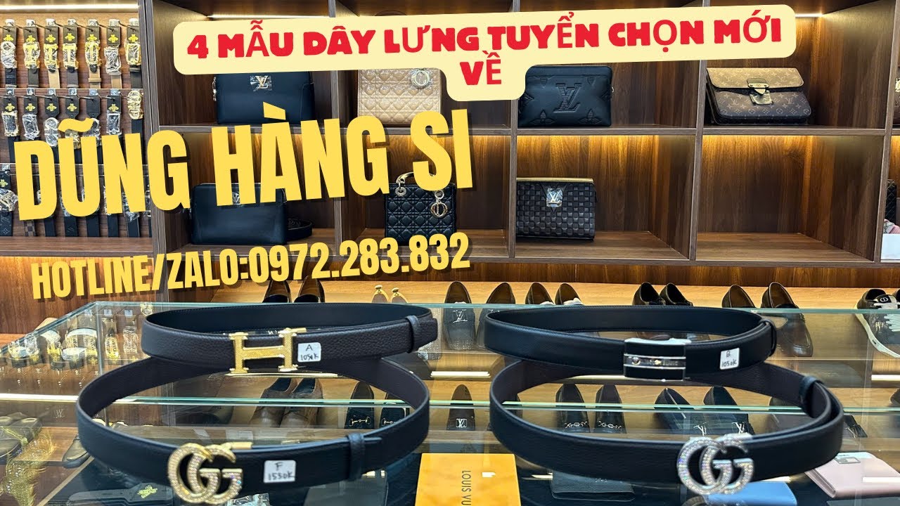 Bốn Mẫu Dây Lưng Hàng Tuyển Chọn Cập Bến