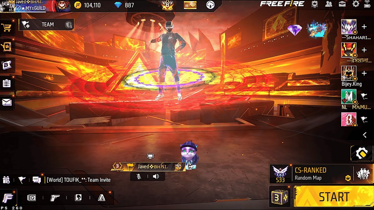 LIVE ON 🔴 Woodpecker PRACTICE 💜 Free Fire Live-TIJOY GAMER