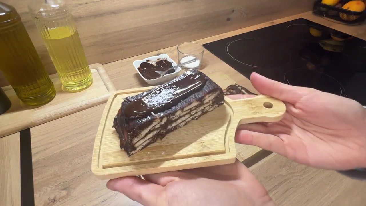 🇫🇷 Gâteau mosaïque au chocolat – dessert facile et sans cuisson🍫 🇹🇷 Mozaik Pasta çok Pratik