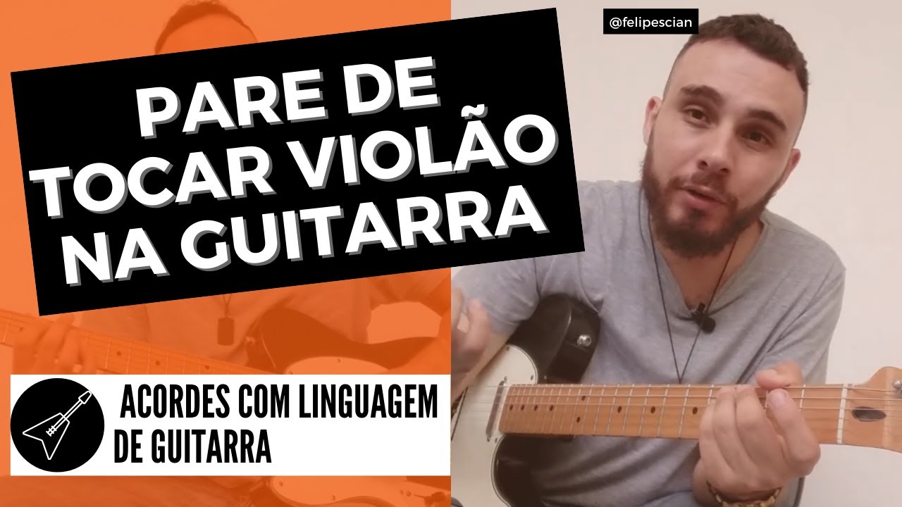 COMO FAZER ACORDES COM LINGUAGEM DE GUITARRA