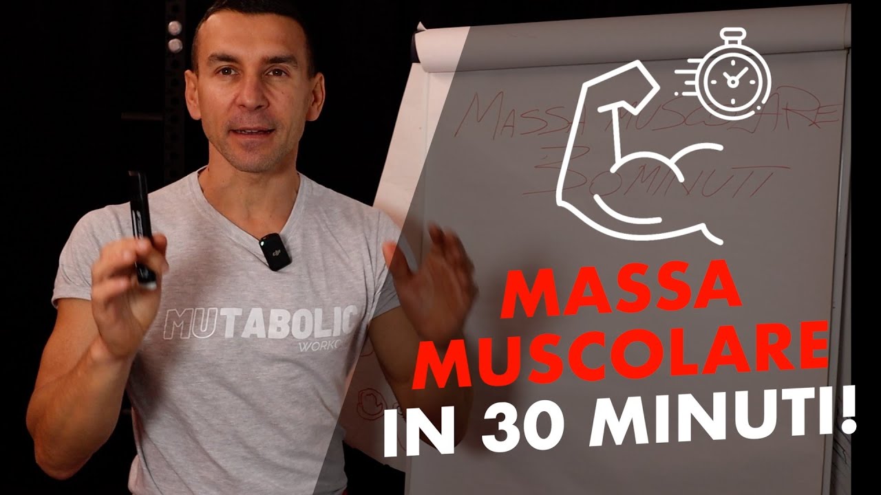 Massa Muscolare in soli 30 minuti in casa