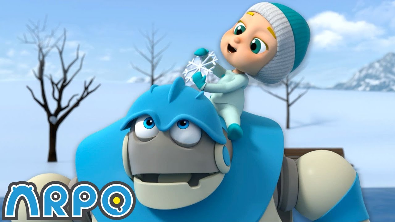 ¡Caos en el Patinaje sobre Hielo! | El Robot ARPO🤖 Caricaturas y dibujos animados para niños
