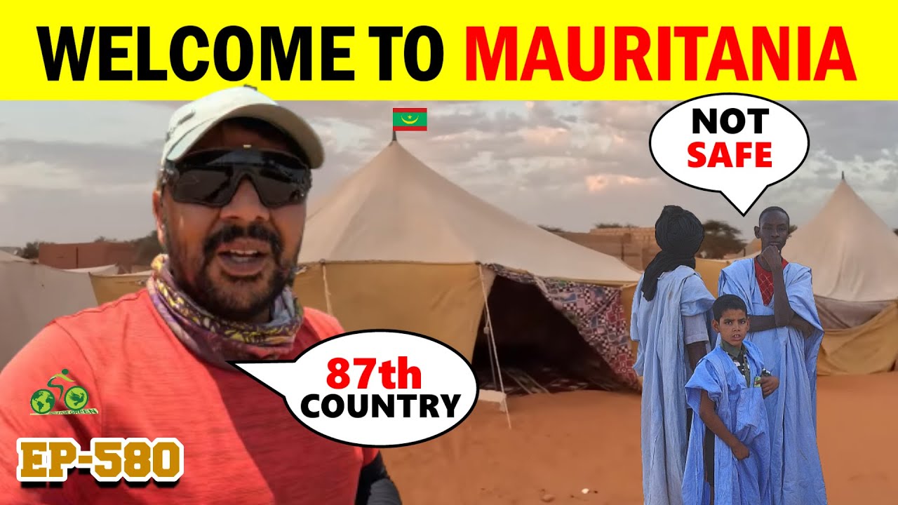 FEAR to enter MAURITANIA was right ! Wild camping NOT SAFE | Indian in Mauritania | Visit Mauritania