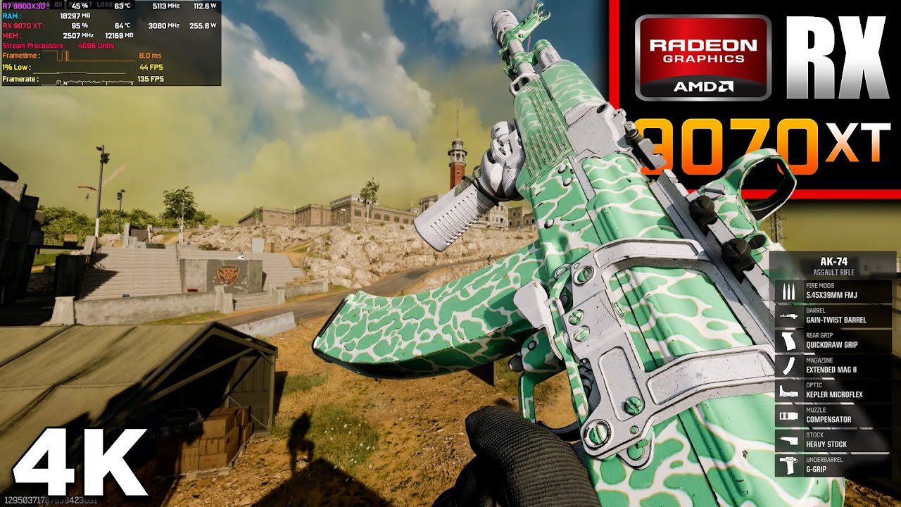 Call of Duty: Warzone | RX 9070 XT 16GB (Extreme Settings Gameplay in 4K UHD) | FSR 3.1 ON