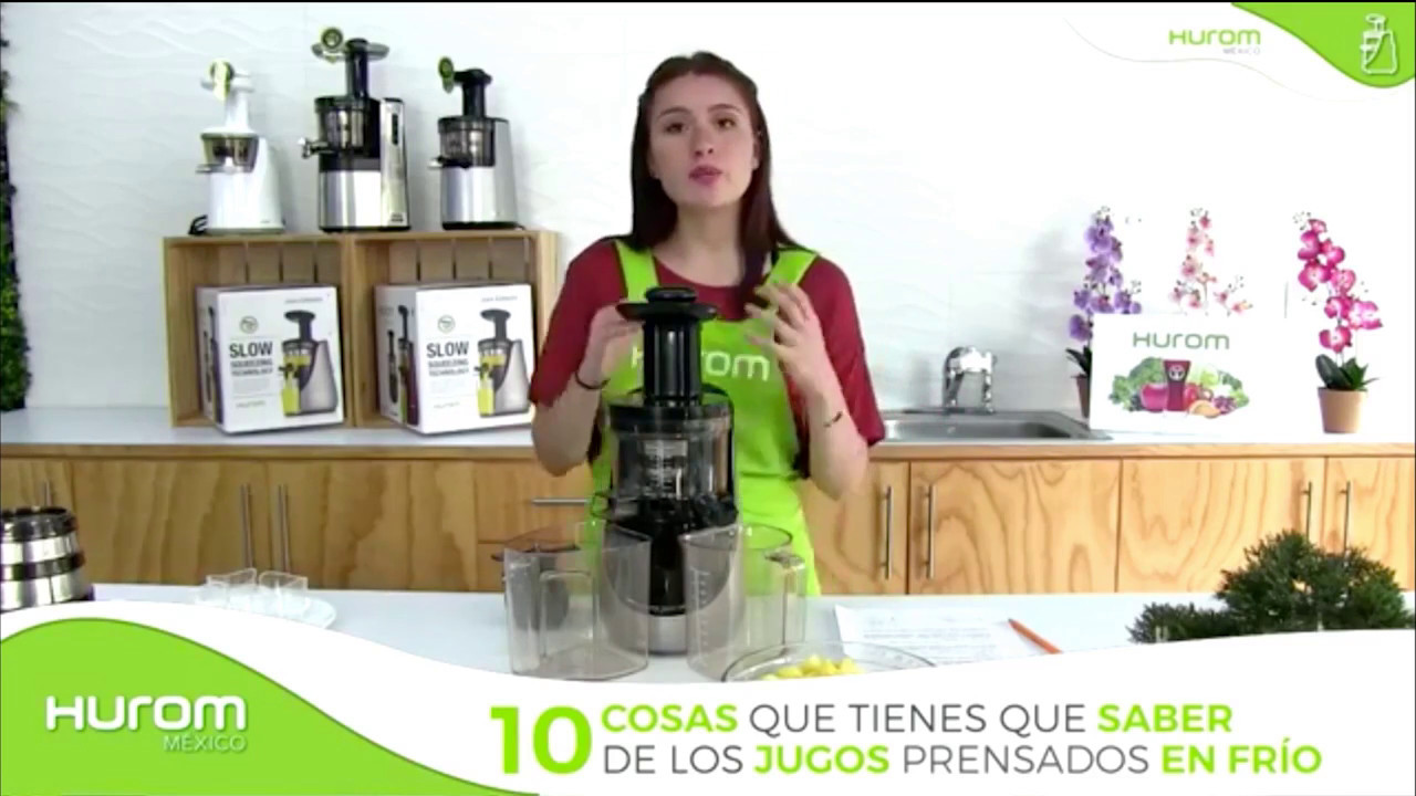 10 cosas que debes saber sobre los jugos prensados en frío. Hurom HN