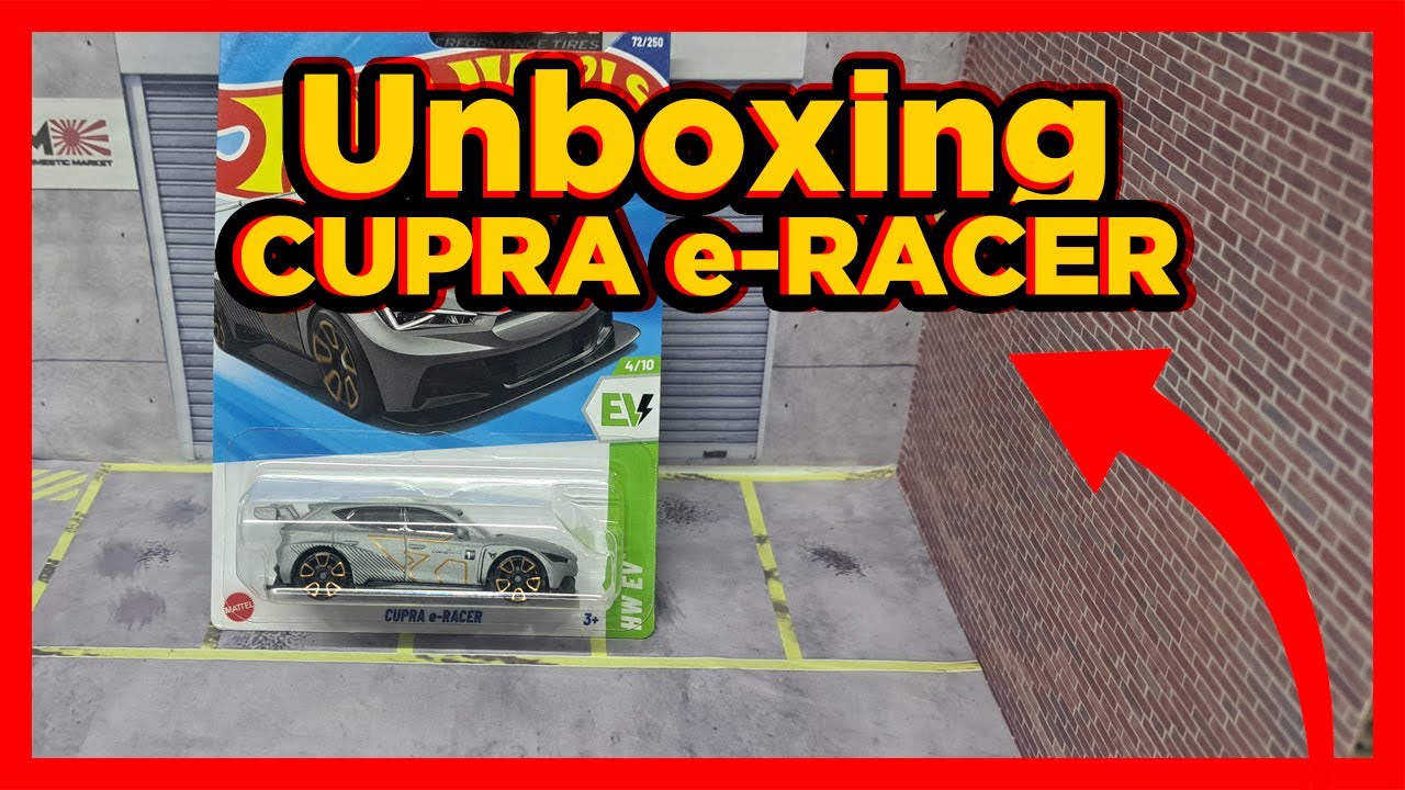 ¿Vale la pena el CUPRA e-Racer Gris Hot Wheels? 🚗 Unboxing completo