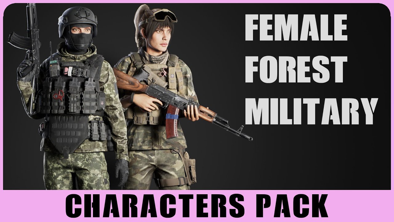 Female Forest Military Characters