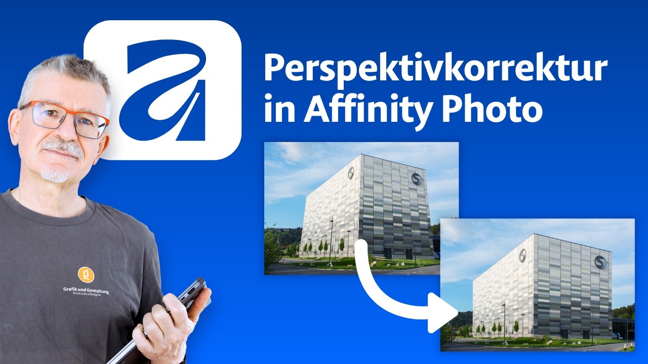Affinity Photo: Perspektivkorrektur in der Pixel Persona von Affinity Studio