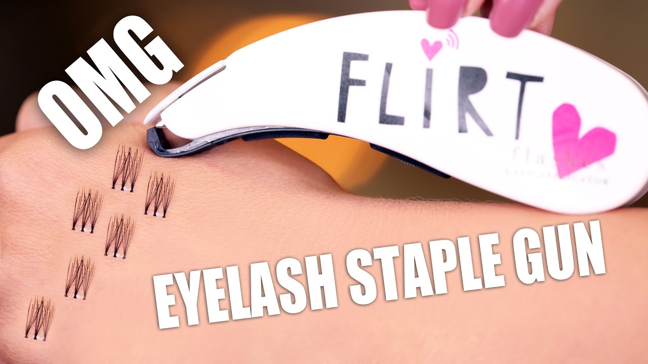 EYELASH STAPLE GUN ... OMG !!!