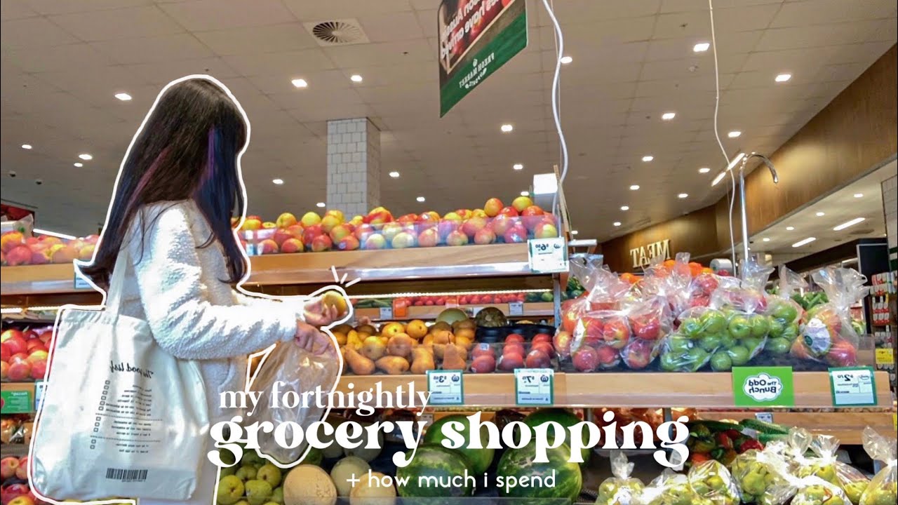 grocery shopping with me in australia!🧃🍓(price included)
