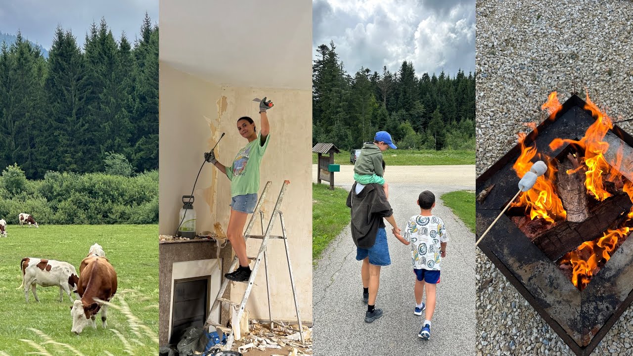 Vlog d'août 🌞🌸🎂👷🏻‍♀️ en famille à la campagne, 29 ans et du papier-peint