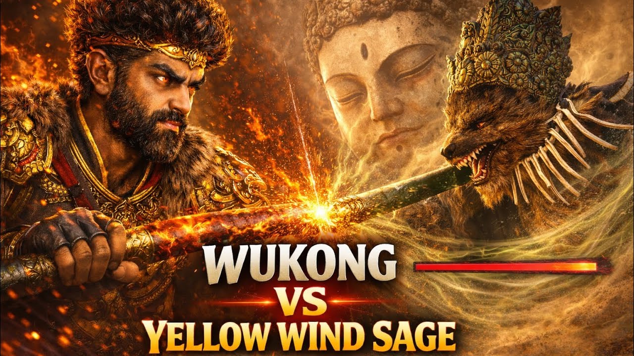 Wukong vs Yellow Wind Sage Boss Fight | Black Myth: Wukong🔥🚀 