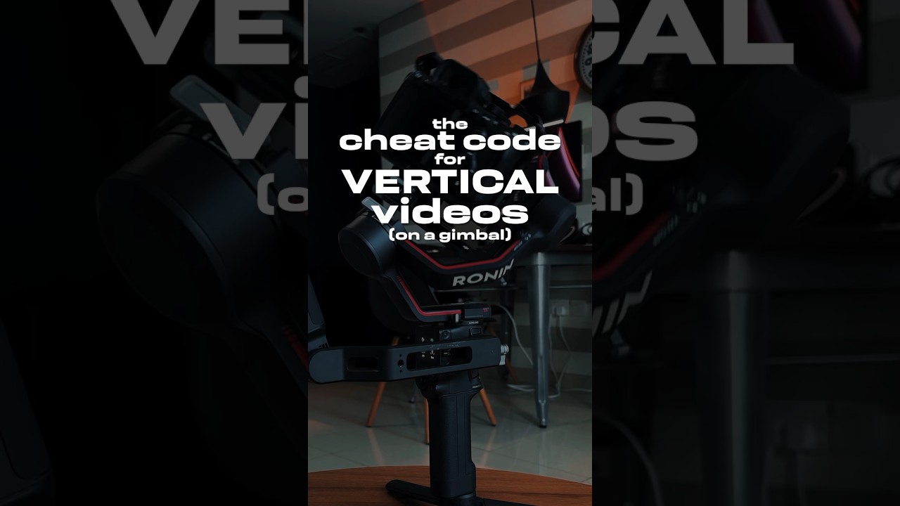 The secret to shooting vertical videos on a gimbal 📸🔥 DJI RS3 with Sony A7s iii & 16-35mm 2.8 g