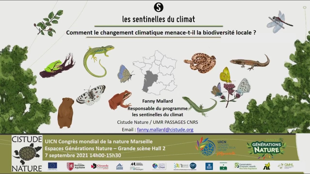 Conférence au Congrès mondial de la nature de l'UICN - sept. 2021 : C
