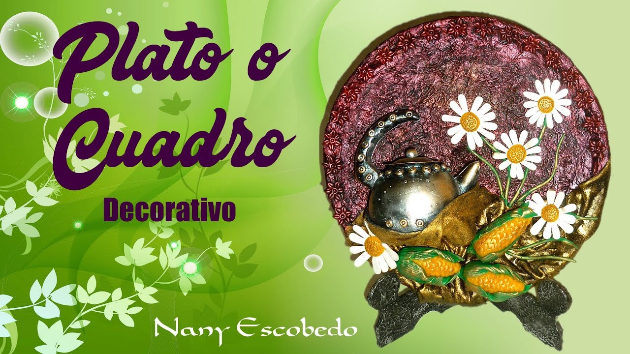 PLATO O CUADRO DECORATIVO (BANDERA DE URUGUAY)