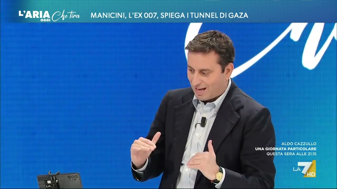 L'ex 007 Mancini spiega i tunnel di Gaza: 