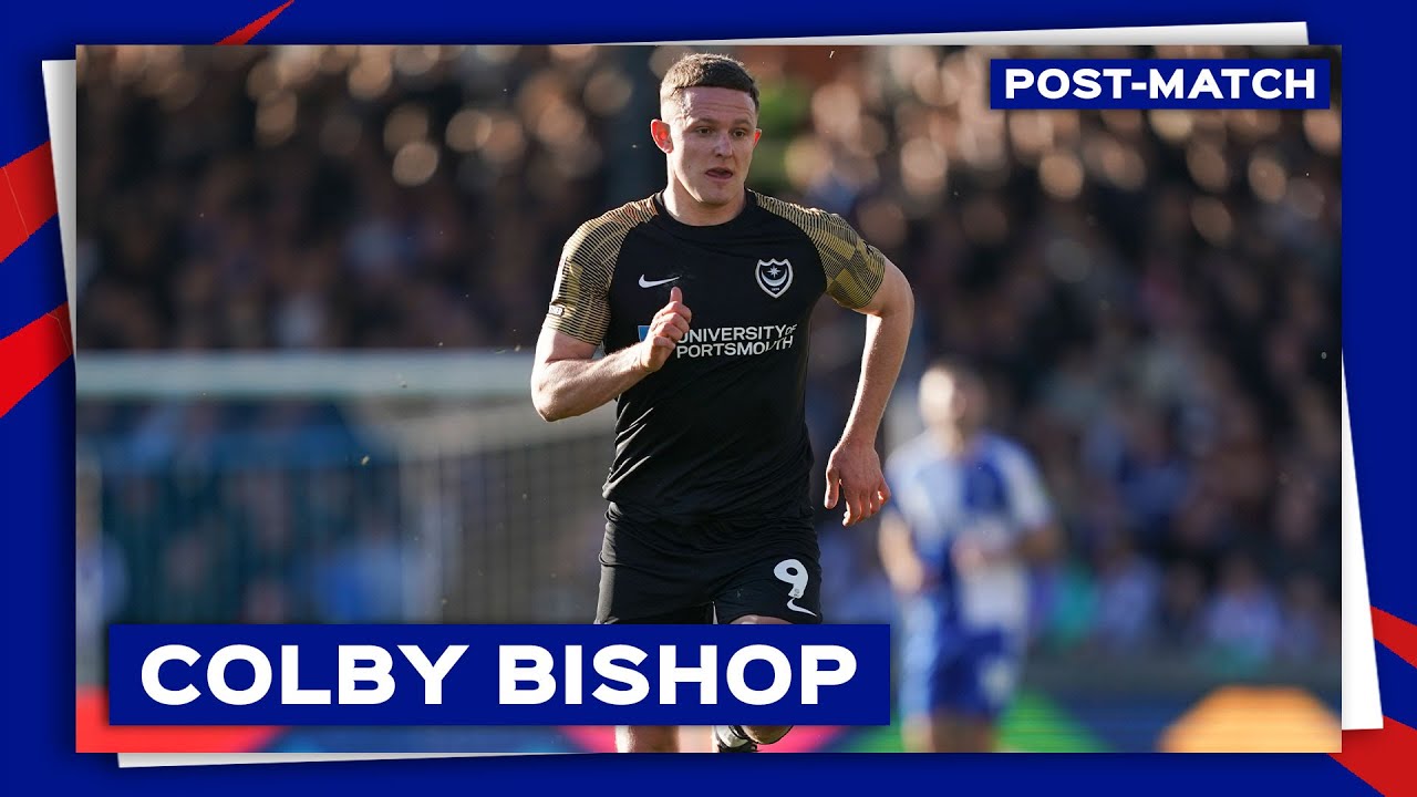 Colby Bishop post-match | Bristol Rovers 0-2 Pompey