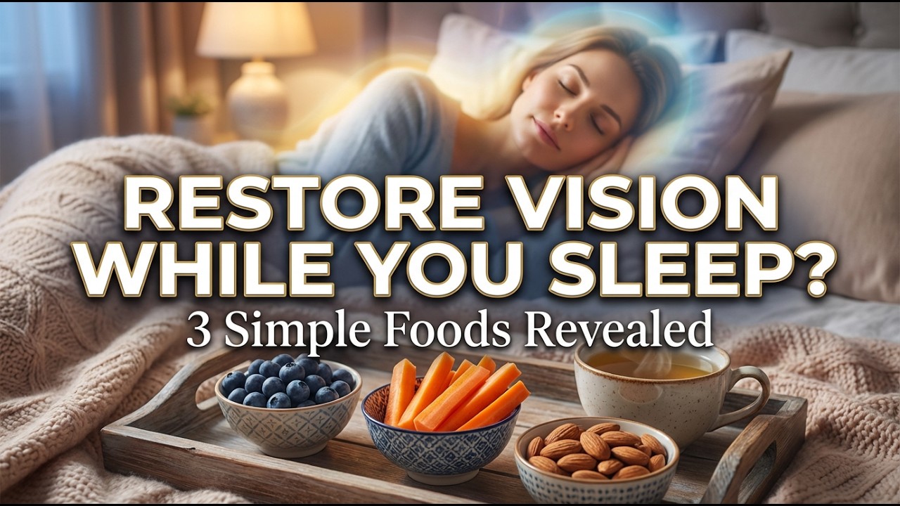 Eat These 3 Simple Foods Before Bed to Restore Crystal Clear Vision Overnight