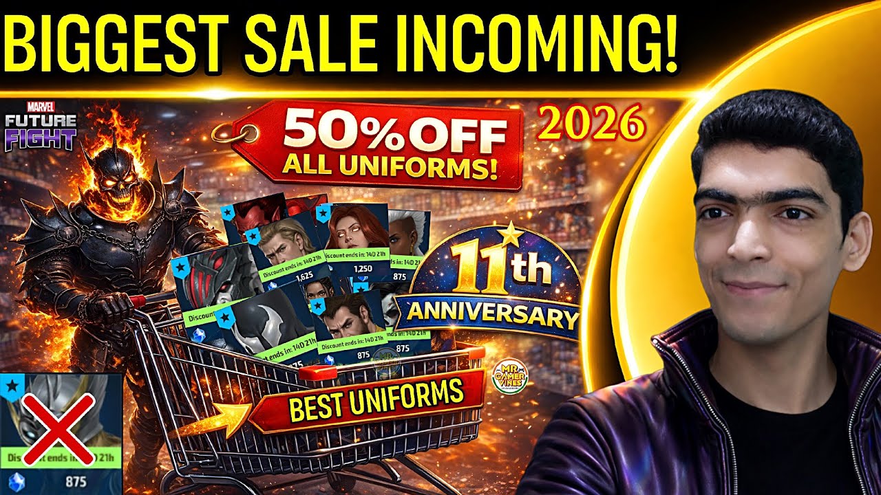 Huge Sale! 🔥 Best 50 Uniforms You NEED (50% OFF) | 11th Anniversary Marvel Future Fight