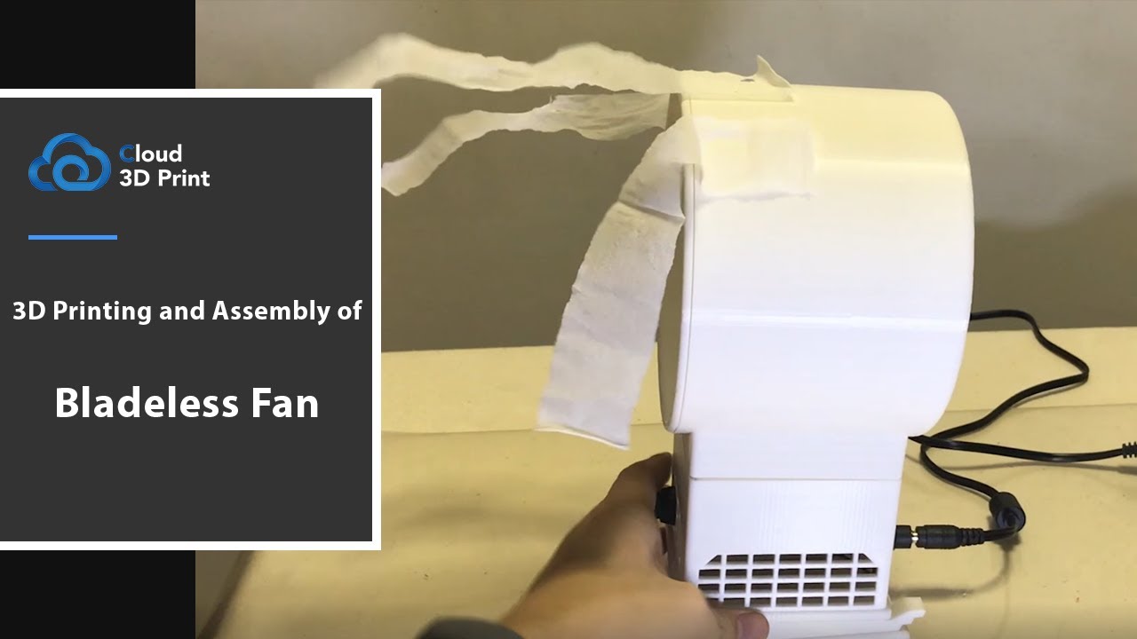 3D Printing and Assembly of Bladeless Fan provided by Cloud 3D Print