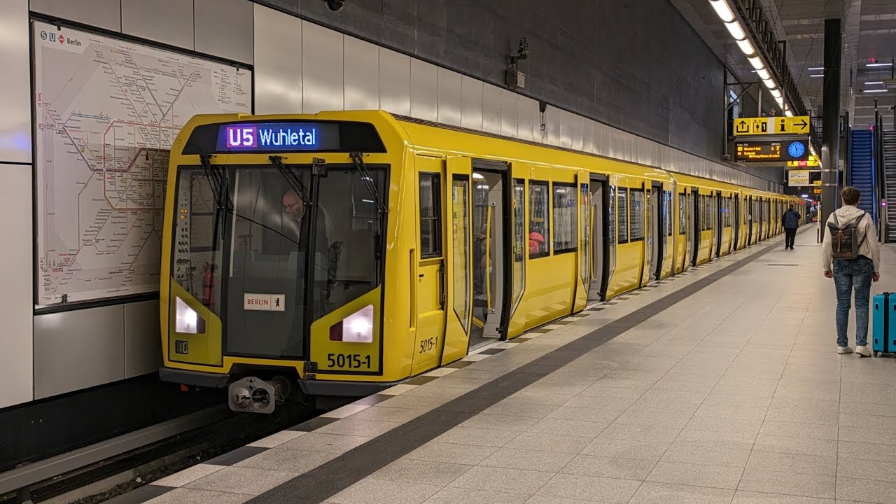 U-Bahn Berlin|Mitfahrt im H97 auf der U5 von Alexanderplatz bis Wuhletal