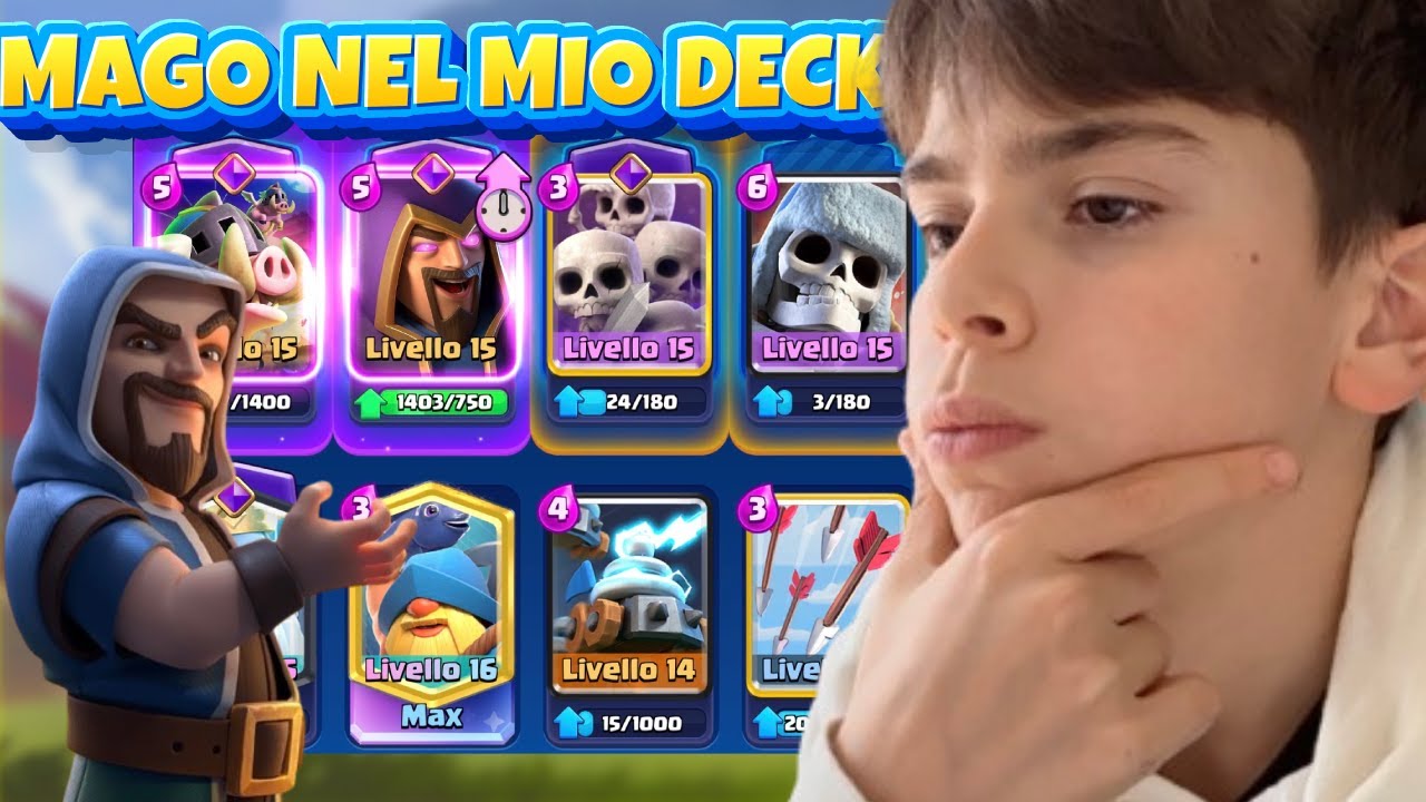 PROVO IL MAGO NEL MIO DECK MAIALI EVO!!! Clash Royale ITA!