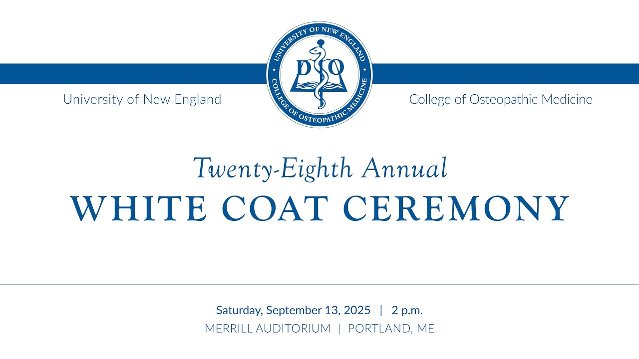 UNE COM 2025 White Coat Ceremony