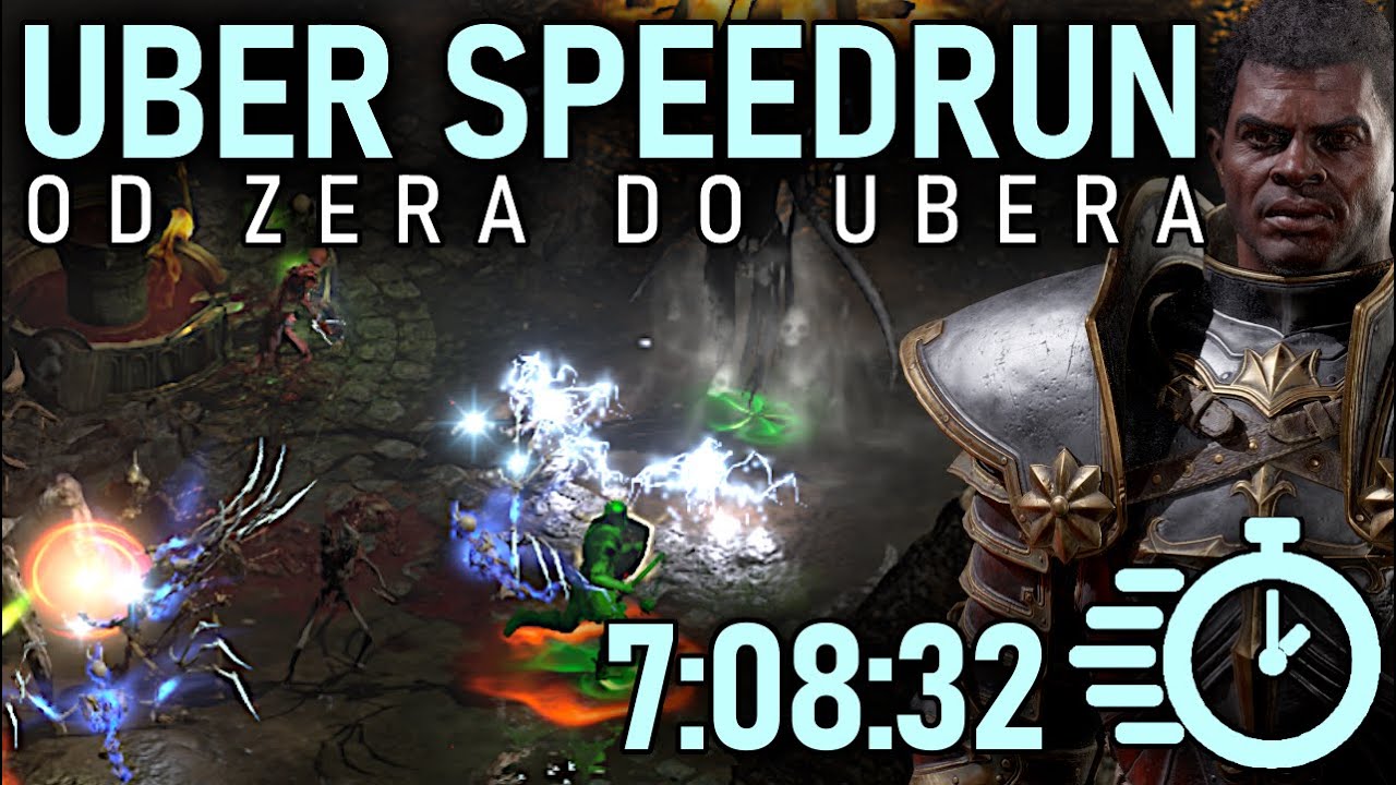 UBER SPEEDRUN PALADYNEM - OD ZERA DO UBER TRISTRAM W 7 GODZIN - DIABLO 2: RESURRECTED 7:08:32 IGT