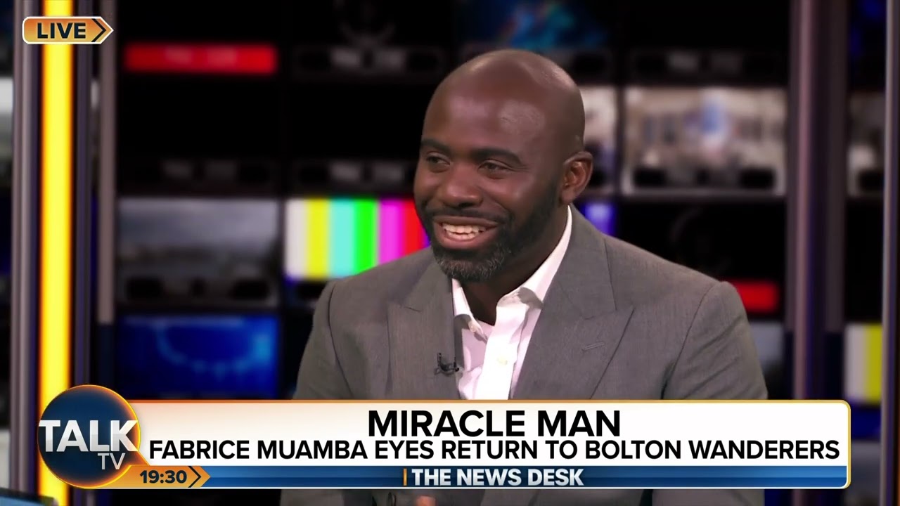 Fabrice Muamba returns to football after 10 years following cardiac arrest