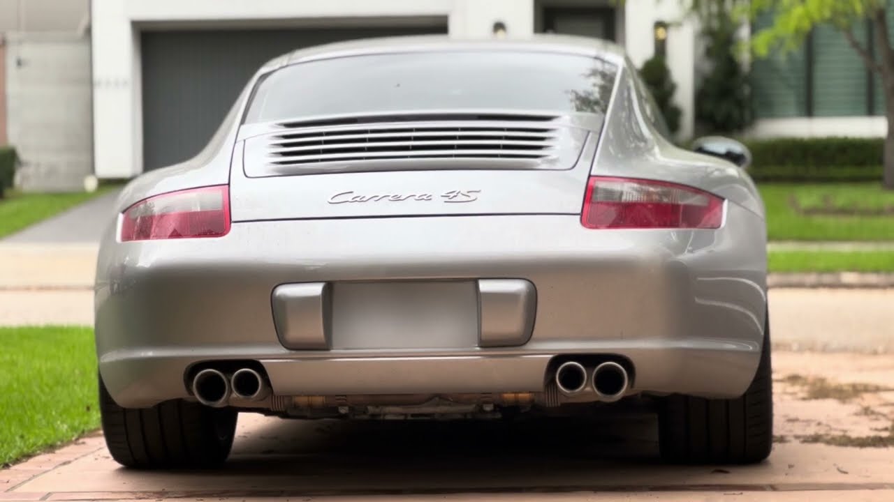 Porsche Carrera 4S 997 Sound Clip - Porsche Sport Exhaust PSE (Valves Open) w/X51 Headers