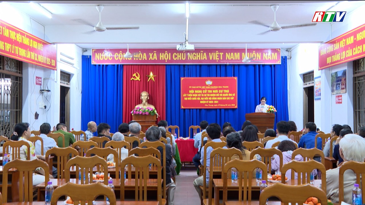 Hội nghị lấy ý kiến cử tri nơi cư trú đối với người ứng cử đại biểu HĐND các cấp nhiệm kỳ 2026–2031