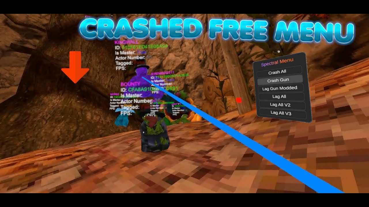 Crashing people with the BEST free menu | Gorilla Tag