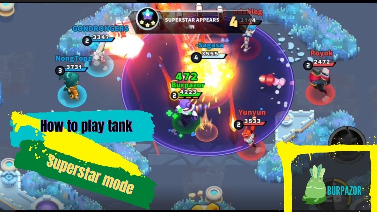 Thetan Arena | How to play tank | Superstar mode