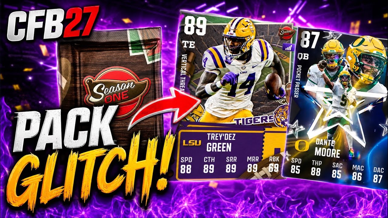 PACK GLITCH! DO THIS NOW BEFORE IT GETS PATCHED IN CFB 27 ULTIMATE TEAM!