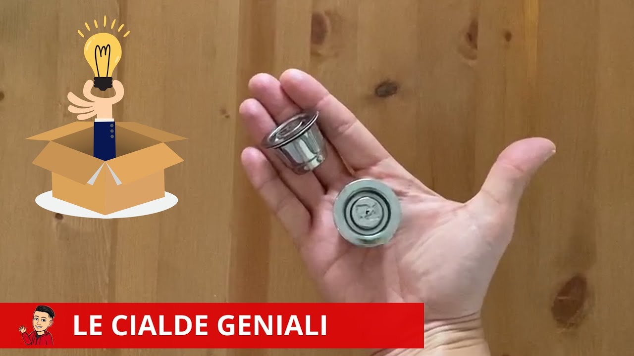 Questo &egrave; davvero GENIALE! - Capsule ricaricabili Acciaio Inox -(Nespresso,Dolce Gusto,Lavazza,Illy)
